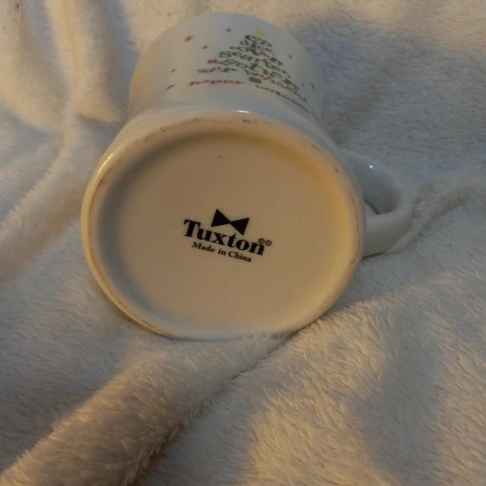 Waffle House 2012 The Big Mug HAPPY HOLIDAYS Tuxton Large 16 oz Coffee Diner Mug